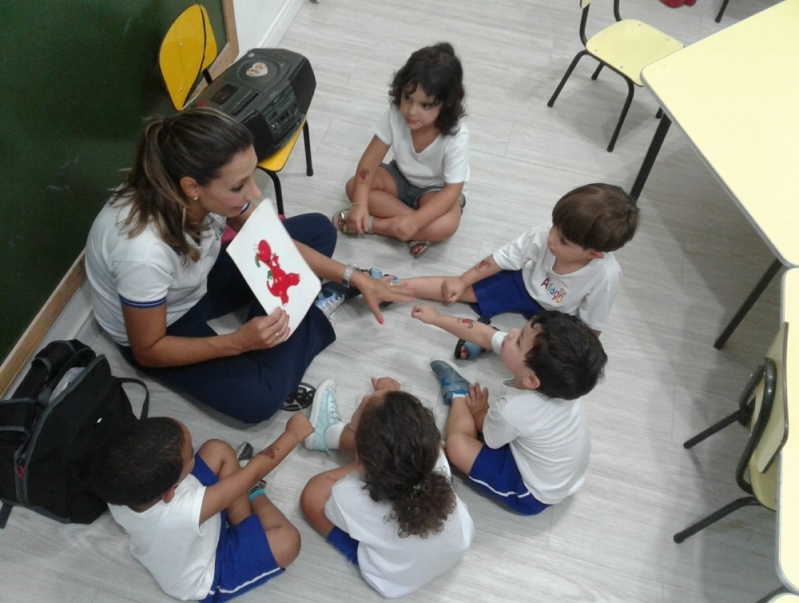 Creche Escola Criança Preço Santa Cruz - Creche Bebe em São Bernardo